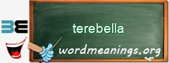 WordMeaning blackboard for terebella